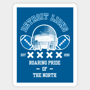 Detroit Lions Roaring Pride of the North Sticker